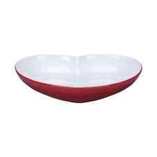 RAK Porcelain Cliché talíř hluboký ve tvaru srdce, 28 × 25 cm, červený