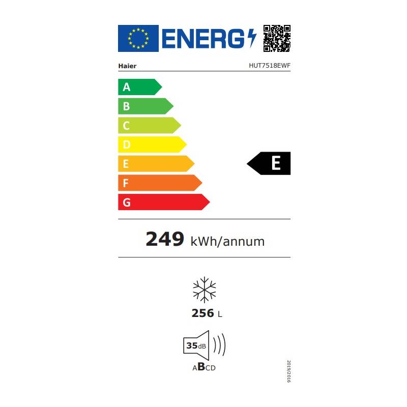Šuplíkový mrazák Haier HUT7518EWF