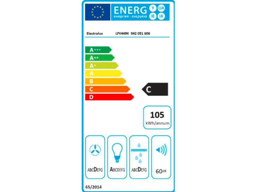 Komínová digestoř Electrolux LFV449K