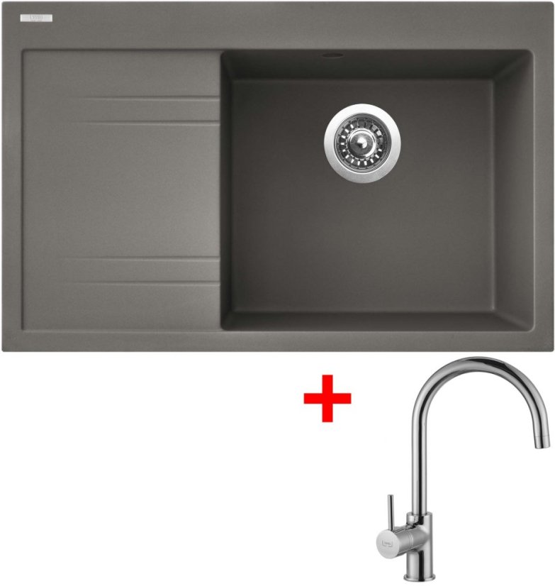 Sinks RIM 780 P Truffle + Vitalia Sinks RIM 780 P Truffle + Vitalia