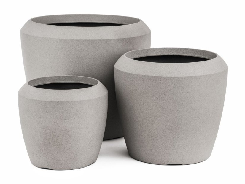 Květináč G21 Cement Round 55,6 x 55,6 x 48,4