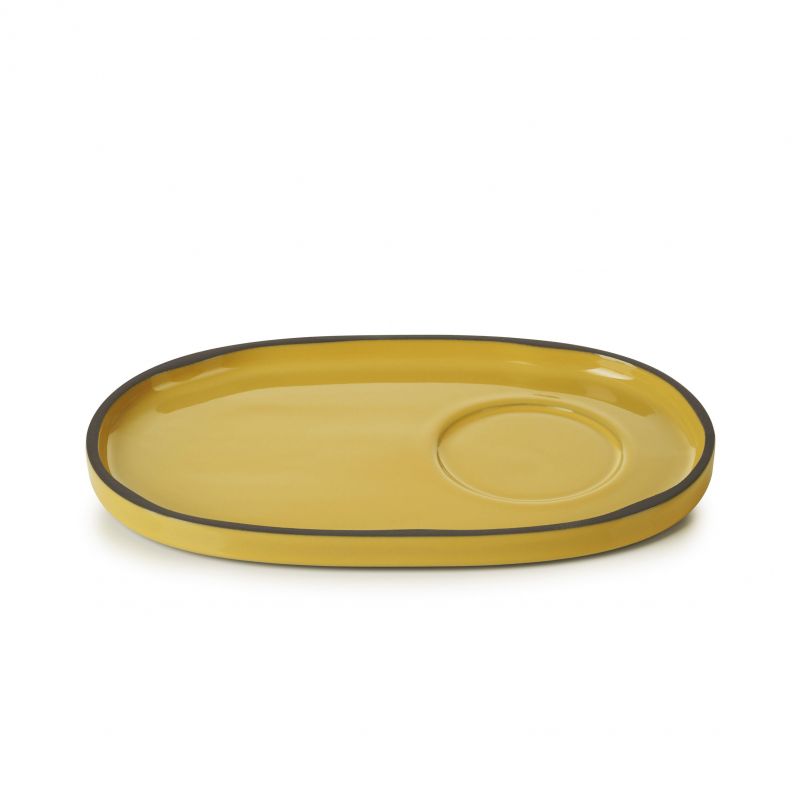 Revol Podšálek 18 × 11 cm – tumeric | REV-654005 Revol Podšálek 18 × 11 cm – tumeric | REV-654005