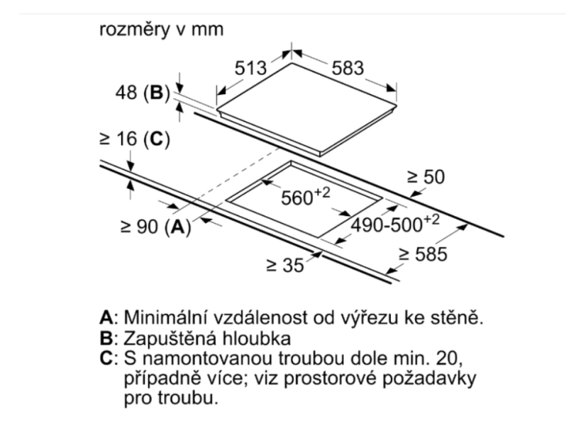 Sklokeramická varná deska Bosch PKE645FP2E