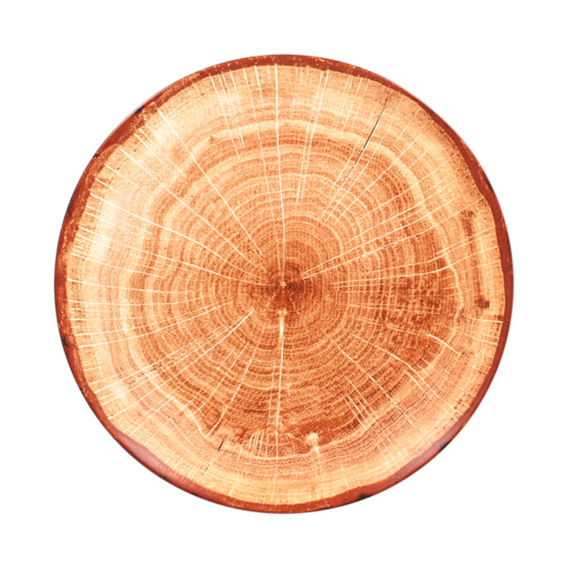 RAK Porcelain RAK Woodart talíř mělký coupe 29 cm – světle hnědá | RAK-WDNNPR29TB