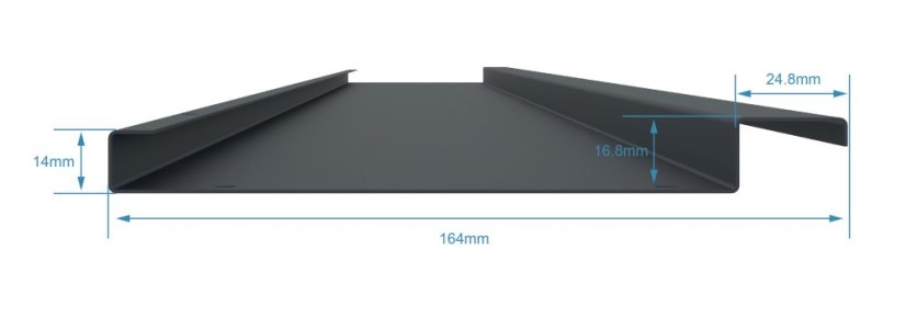 Bioklimatická pergola G21 Austin 4x3 m, antracitová hliníková