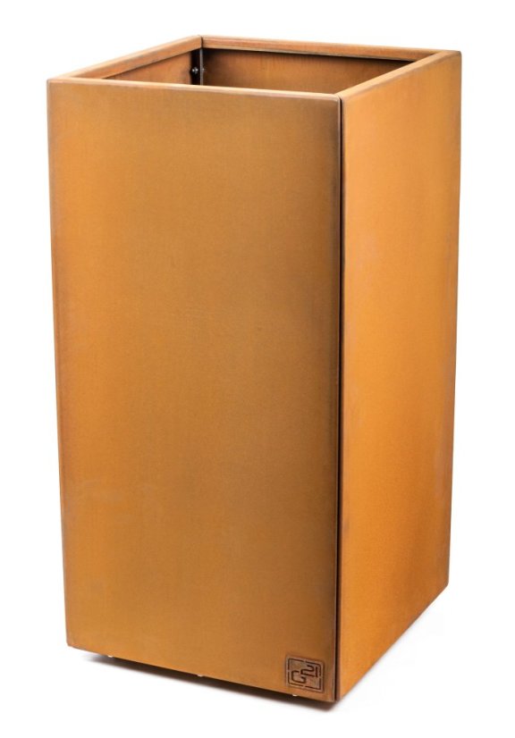 Květináč G21 Corten Square, 40 x 80 x 40 cm