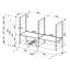 Ostrůvková digestoř Faber T-SHELF EVOLUTION BK MATT F160 KL černá