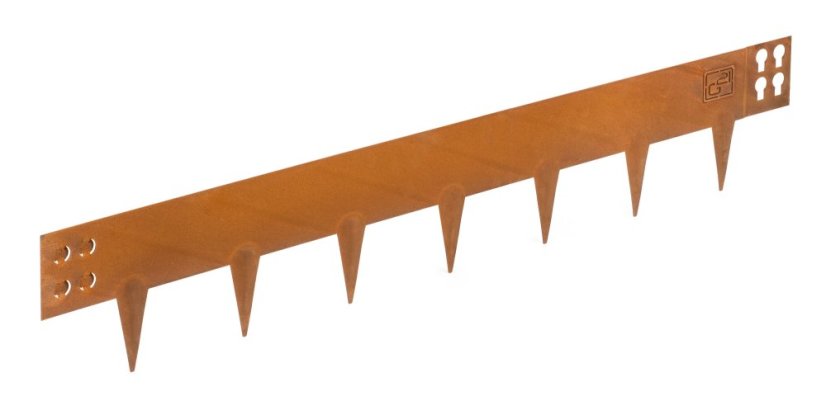 Zahradní obrubník G21 107,5 x 10 cm, Corten