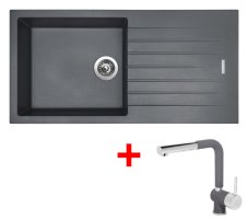 Sinks PERFECTO 1000 Titanium + Mix 3 P GR