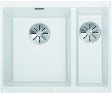 Blanco SUBLINE 340/160 U InFino Silgranit bílá bez táhla dřez vlevo