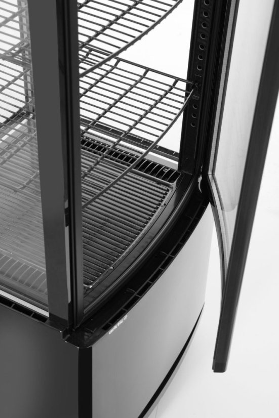 Chlazená skříň displeje, 270 l, Arktic, Černá, 230V/290W, 520x550x(H)1870mm