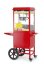 Popcornovač s vozíkem, HENDI, Červená, 230V/1155W, 940x510x(H)1553mm