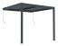 Bioklimatická pergola G21 Trenton 3x3 m, antracitová hliníková