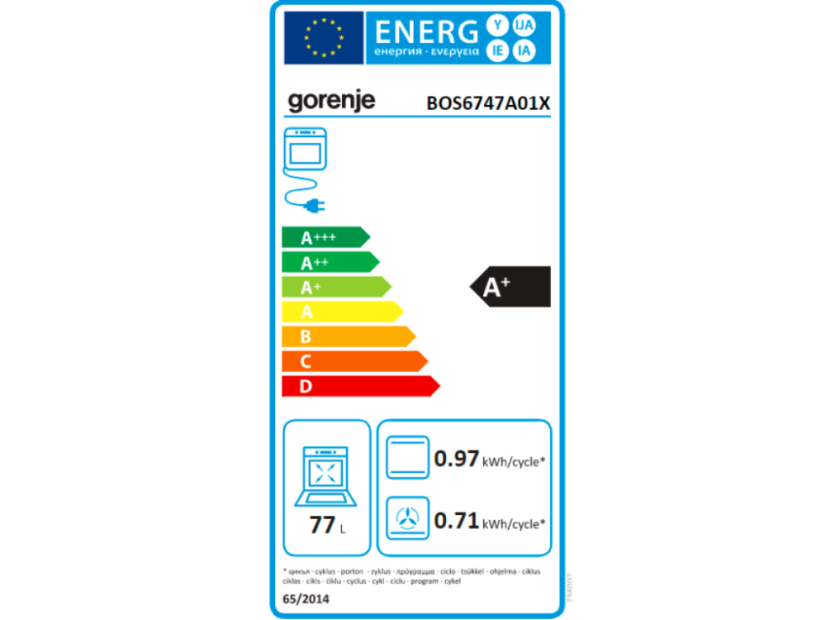 Vestavná trouba Gorenje BOS6747A01X