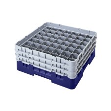 Cambro Koš Camrack 49 pozic, výška sklenice 17,4 cm - Modrá