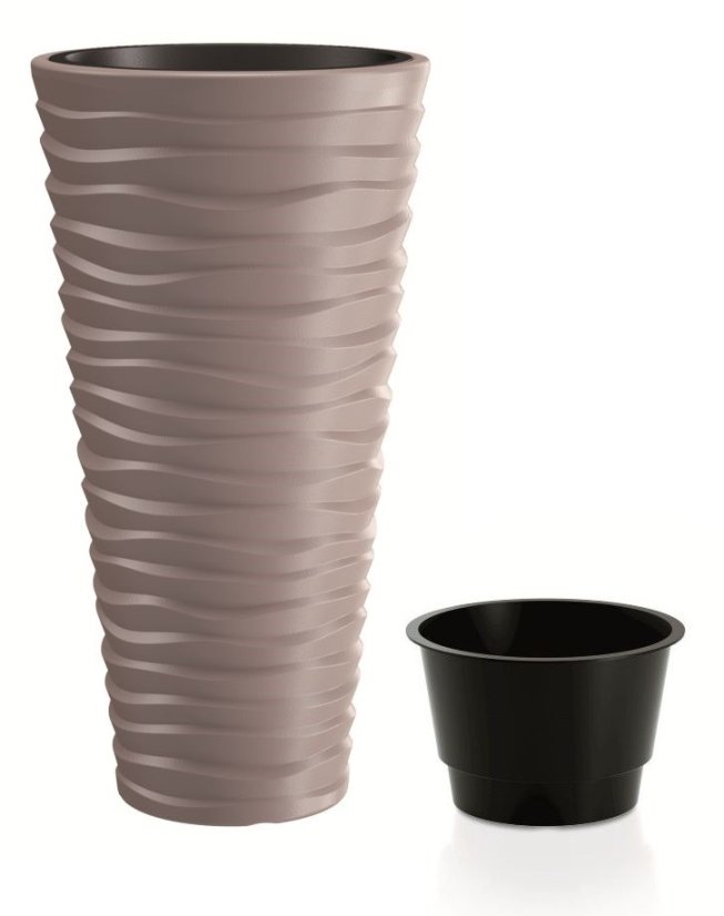 Květináč Prosperplast SAND SLIM mocca 34,9 cm Květináč Prosperplast SAND SLIM mocca 34,9 cm