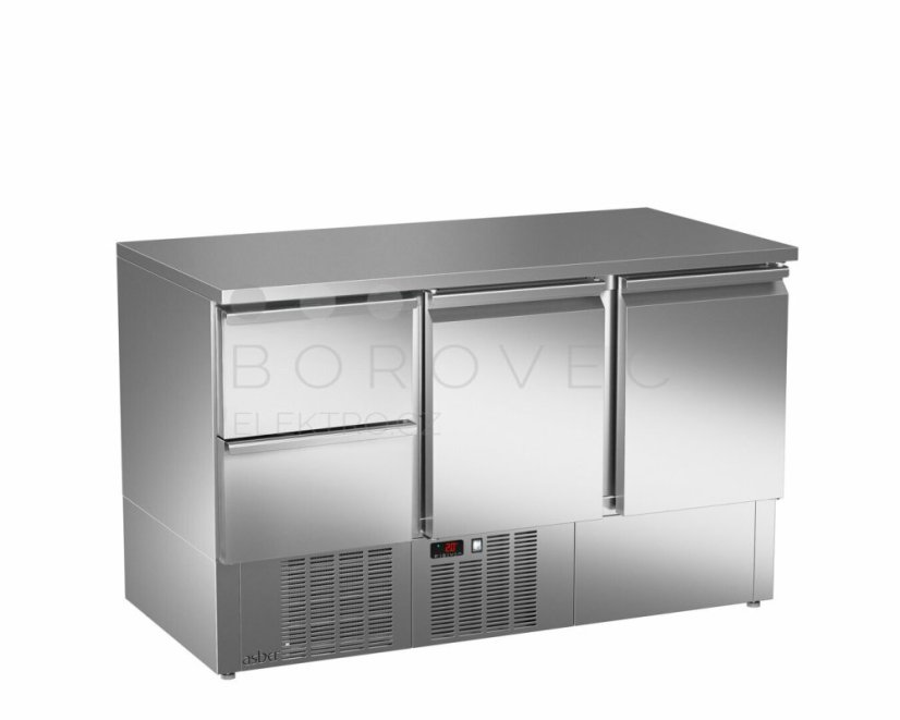 Asber stůl chladící "SALADETA" ETS-140-22 NS 220V-240V 1N 50Hz