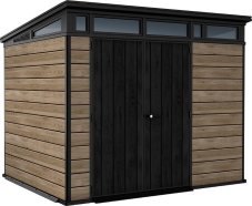 Zahradní domek Keter PENT Signature 9x7 Ashwood, s podlahou