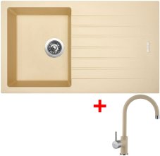 Sinks PERFECTO 860 Sahara + Vitalia GR