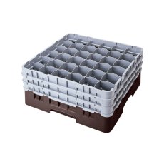 Cambro Koš Camrack 36 pozic, výška sklenice 25,8 cm - Hnědá