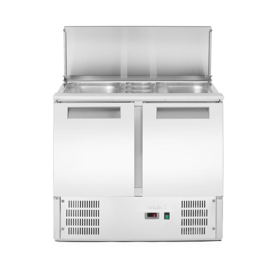 Saladety chladící stoly s odklápěcím víkem, Arktic, 146L, 230V/145W, 700x900x(H)860mm