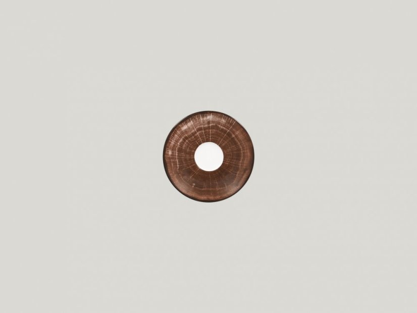 RAK Porcelain RAK Woodart podšálek pro šálek na espresso RAK-CLCU09 – tmavě hnědá | RAK-WDCLSA13OB RAK Porcelain RAK Woodart podšálek pro šálek na espresso RAK-CLCU09 – tmavě hnědá | RAK-WDCLSA13OB