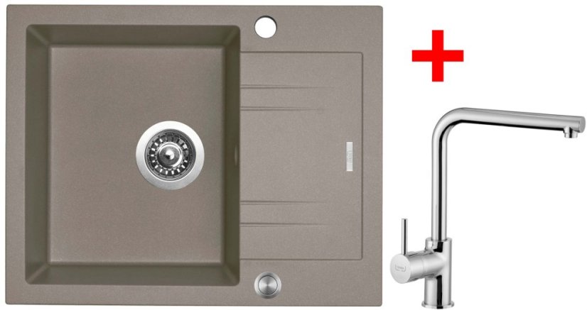 Sinks LINEA 600 XC Truffle + Elka Sinks LINEA 600 XC Truffle + Elka