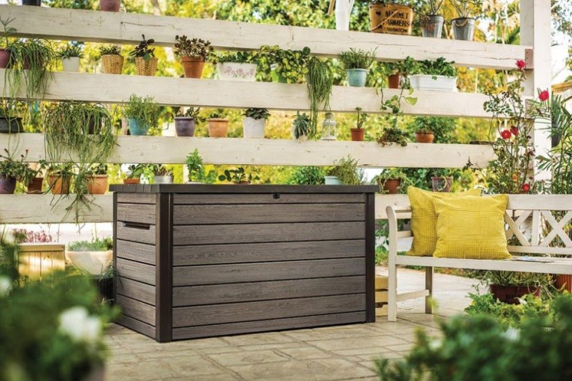 Zahradní box Keter Deco 870 l ashwood