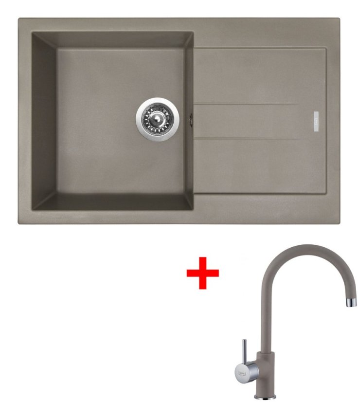 Sinks AMANDA 780 Truffle + Vitalia GR Sinks AMANDA 780 Truffle + Vitalia GR