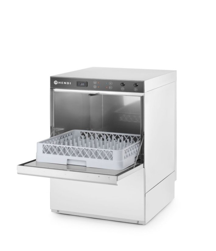 Myčka nádobí K50, HENDI, s dávkovačem mycího prostředku, 230V/3600W, 600x570x(H)830mm