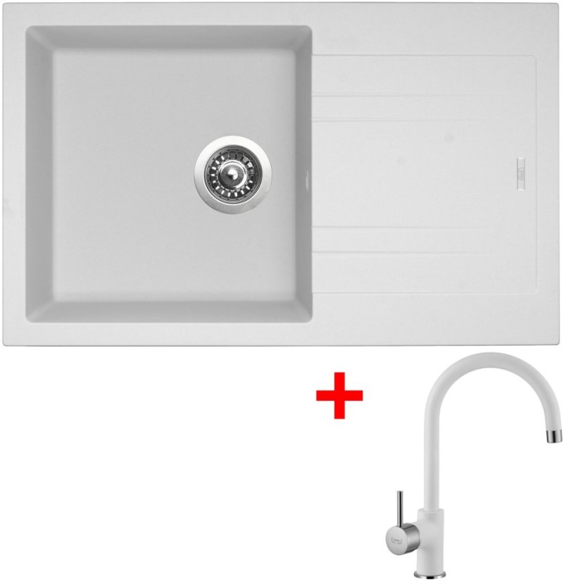 Sinks LINEA 780 Milk + Vitalia GR Sinks LINEA 780 Milk + Vitalia GR