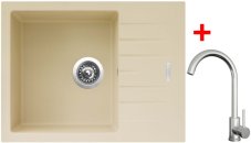 Sinks PERFECTO 650 Sahara + ARCO celonerezová