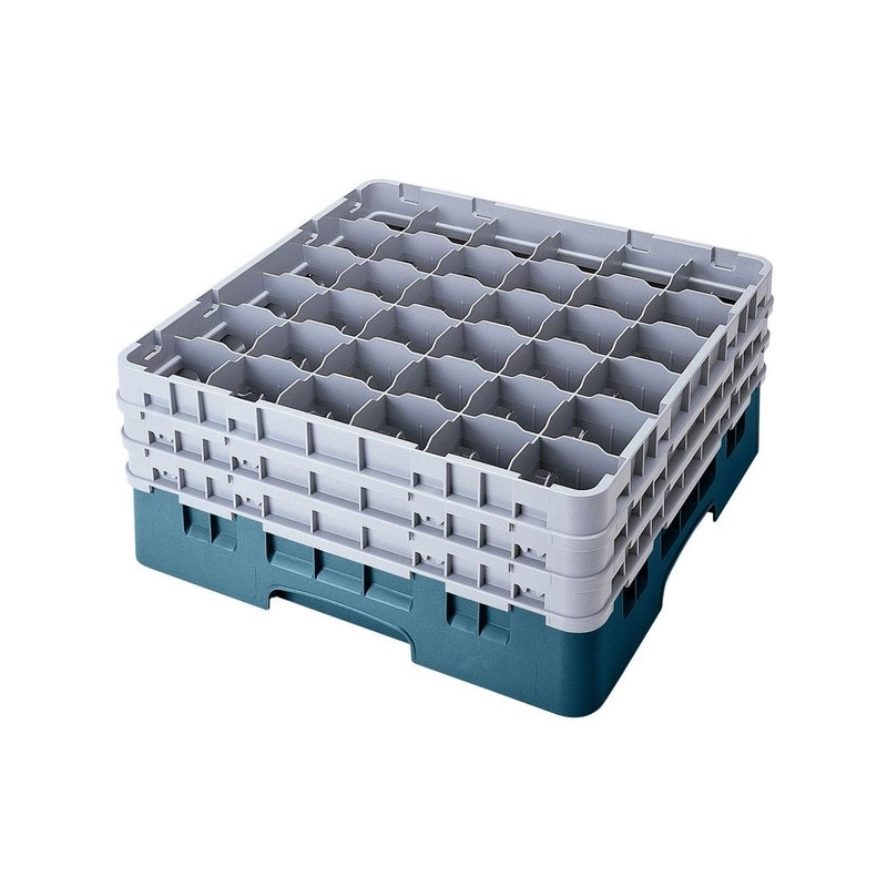 Cambro Koš Camrack 36 pozic, výška sklenice 30 cm - Tyrkysová Cambro Koš Camrack 36 pozic, výška sklenice 30 cm - Tyrkysová