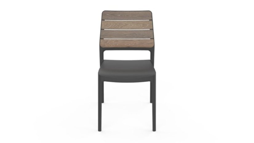 Zahradní křeslo Keter Deco Porto walnut / grafit