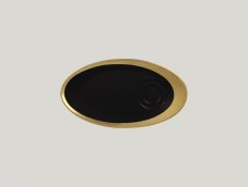 RAK Porcelain RAK Antic oválný podšálek pro MAGICU23/MAGICU09, zlatý | RAK-MAGISA29GB