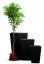 Květináč Keter Rattan Planter S 23,6 l grafitový
