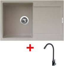 Sinks ULTIMA 790 Avena + ELASTA černá matná