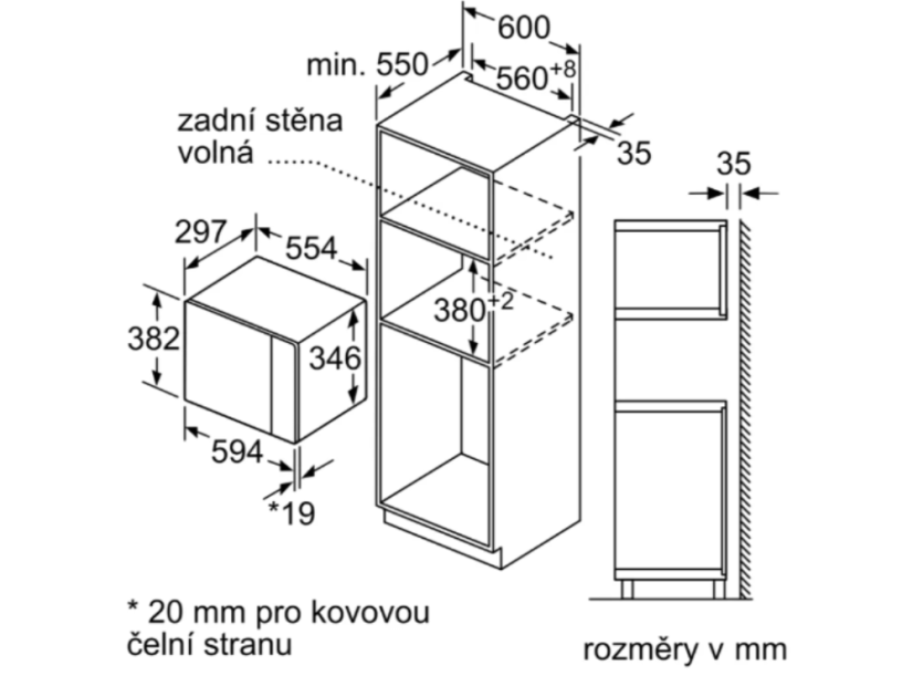 Mikrovlnná trouba Bosch BFL520MW0