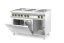 Elektrický vařič Kitchen Line – 6 plotýnek s konvektomatem GN 1/1, HENDI, Kitchen Line, 400V/18600W, 1200x700x(H)900mm