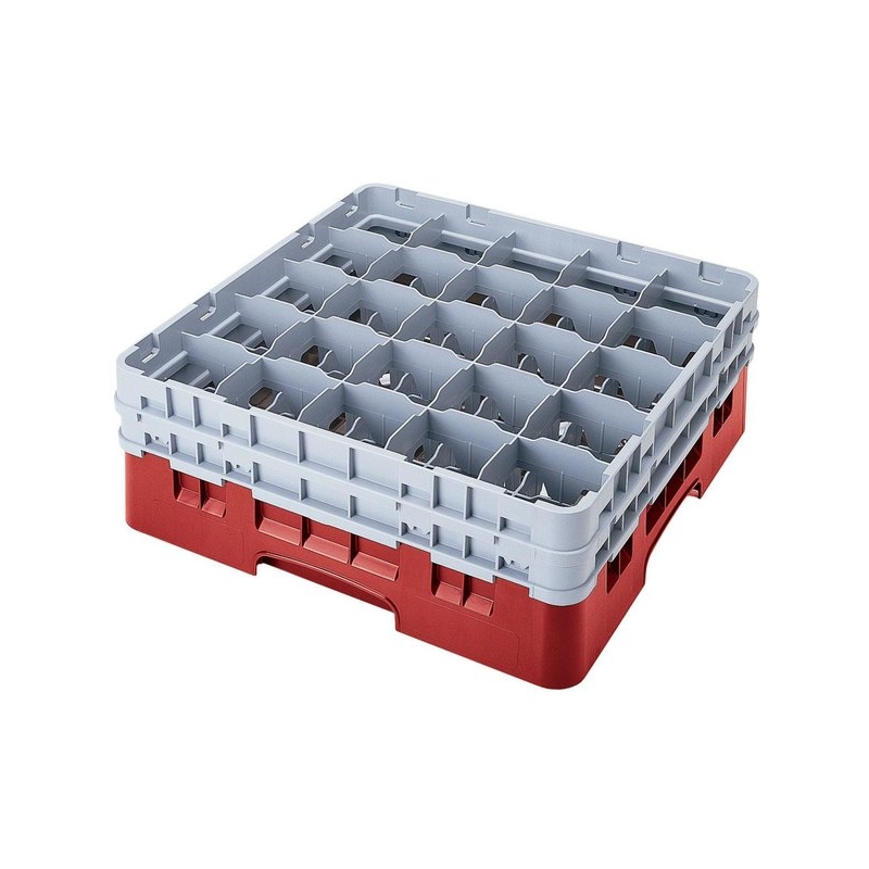 Cambro Koš Camrack 25 pozic, výška sklenice 23,8 cm - Červená Cambro Koš Camrack 25 pozic, výška sklenice 23,8 cm - Červená