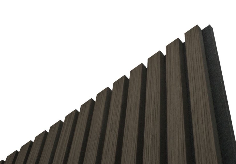 Akustický panel G21 270x60,5x2,1 cm, tmavý ořech