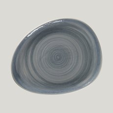 RAK Porcelain RAK Spot talíř mělký 28 × 22,5 cm, šedomodrý | RAK-SJDFLFP28