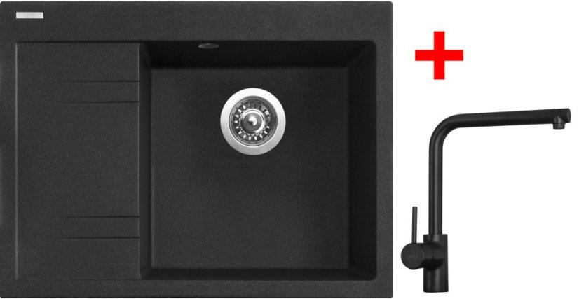 Sinks RIM 650 P Granblack + Elka černá matná Sinks RIM 650 P Granblack + Elka černá matná