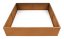 Vyvýšený záhon G21 132 x 32 x 132 cm, Corten