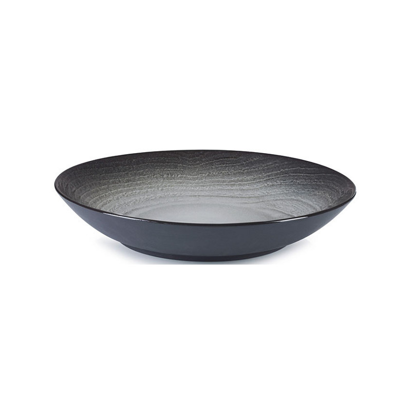 Revol Talíř hluboký 27 cm, černý písek | REV-653535 Revol Talíř hluboký 27 cm, černý písek | REV-653535