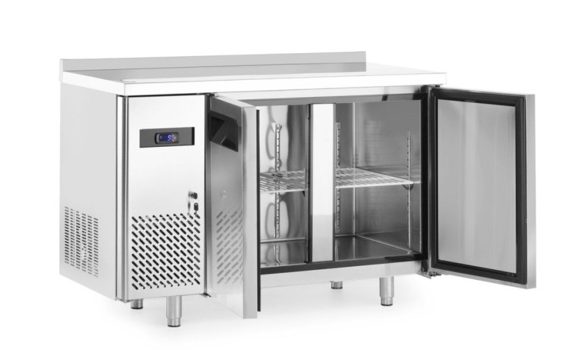 Dvoudveřový chladicí stůl s postranními jednotkami, Arktic, Kitchen Line, 166L, 230V/270W, 600x1200x(H)840mm