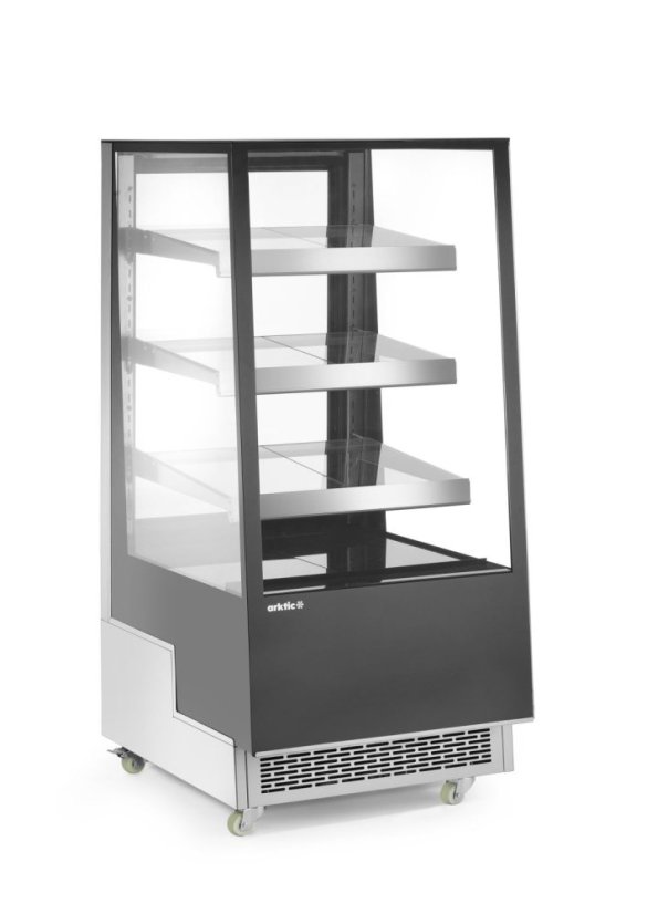 Vitrína se 3 policemi, Arktic, 230V/480W, 833x650x(H)1460mm