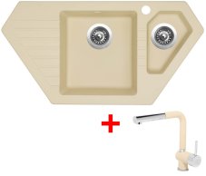 Sinks BRAVO 850.1 Sahara + Mix 3 P GR