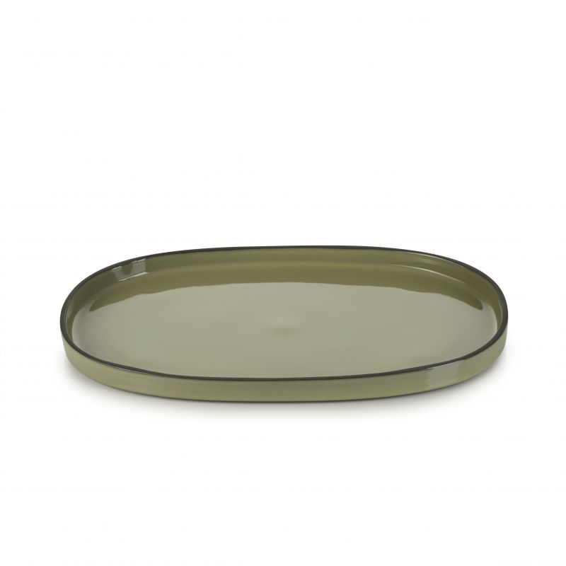 Revol Talíř oválný 35,5 × 22 cm – cardamom | REV-652762 Revol Talíř oválný 35,5 × 22 cm – cardamom | REV-652762