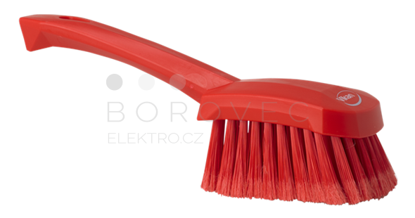 Vikan kartáč mycí ruční krátká rukojet 270mm M/červený 41944